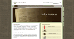 Desktop Screenshot of codexsinaiticus.com