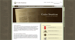 Desktop Screenshot of codexsinaiticus.org